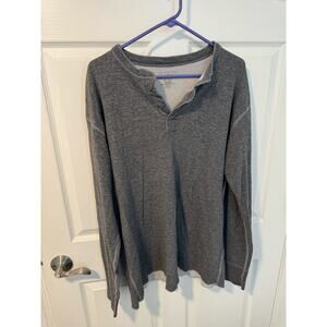 L.L.Bean XL Tall Mens Long Sleeve Gray Shirt